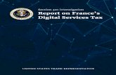 Section 301 Investigation Report on France’s Digital ... · digital advertising segment of the DST are U.S.-based.170 In addition to the narrow scope of the tax discussed above,