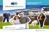 Information Booklet - HomeShare€¦ · Booklet Department of Communities Tasmania Delivered by Turning the dream of home ownership into a reality for eligible Tasmanians. 2 Homehare