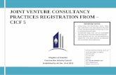 JOINT VENTURE CONSULTANCY PRACTICES REGISTRATION … · 2020-03-20 · JOINT VENTURE CONSULTANCY PRACTICES REGISTRATION FROM – CICF 5 CICF5 – 2020 VERSION Page 3 PROCEDURE, RULES,