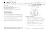 ADG526A/ADG527A CMOS Latched 8-/16-Channel Analog ... · CMOS Latched 8-/16-Channel Analog Multiplexers ADG526A/ADG527A Rev. C Information furnished by Analog Devices is believed