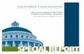 CALIFORNIA STATE AUDITORauditor.ca.gov/pdfs/reports/2009-041.pdf · California State Auditor Bureau of State Audits 555 Capitol Mall, Suite 300 Sacramento, California 95814 916.445.0255