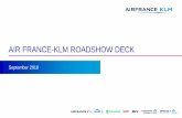 AIR FRANCE-KLM ROADSHOW DECK · • Strong premium traffic unit revenue performance at constant currency • Strong traffic growth and unit revenue increase for Transavia Adj. operating