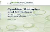 Cytokine Therapies and Inhibitors · cytokines and cytokine variants, it has nevertheless paid dividends. The most successful new approach to treating inflammatory diseases in the