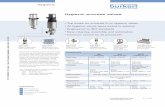 Hygienic - Hygienic. . p. 1/16 . Hygienic process valves. On/off and modulating control valves for hygie
