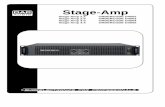 HK AUDIO FA M I LY13 14 14 14Troubleshooting 15 16Appendix 1: 17 DAP Audio DAP Audio Stage Amp 2.2, Stage Amp 2.6, Stage Amp 4.0, Stage Amp 4.4 Product Guide ... Stage Amp block diagram