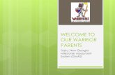 WELCOME TO OUR WARRIOR PARENTSimages.pcmac.org/SiSFiles/Schools/GA/HoustonCounty/PearlStephe… · WELCOME TO OUR WARRIOR PARENTS Topic: New Georgia Milestones Assessment System (GMAS)