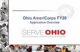 Ohio AmeriCorps FY20 2020_Final.pdfB2. Evidence Base - The assessment of an applicant’s evidence base on the same intervention described in the application. 1. Evidence Tier –identify