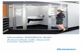 Gunnebo SafeStore Auto Automated safe deposit locker systems · safe deposit lockers include: identification enhance the security of safe deposit locker systems and help to enable