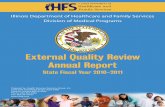 State Fiscal Year 2010-2011...compliance review (VMCO compliance with the Quality Assurance Plan standards). An additional focus was a review of each MCO’s case management and care
