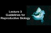 Lecture 3 Guidelines for Reproductive Biology · •Different fish species have different reproductive strategies. •Understanding reproductive processes is ... • Fit a 2-parameter
