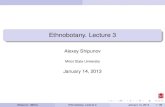Ethnobotany. Lecture 3 - herba.msu.ruherba.msu.ru/shipunov/school/biol_310/2012_2013/lec_310_03.pdf · Ethnobotany. Lecture 3 Alexey Shipunov Minot State University January 14, 2013