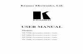 Kramer Electronics, Ltd. - Herman ProAv · 7 Presentation Switcher / Scaler Buttons 16 7.1 Switching an Input 16 7.2 The PIP Button Feature 17 7.2.1 Selecting the PIP Source 17 7.2.2