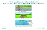 Reading Booklet - Greentrees Primary School€¦ · Reading Booklet Sample 2016 Key Stage 2 English Reading Booklet Leisure Sabryna and the River Spirit Running visit twinkl.o. Contents