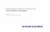 Samsung TrustWare 3.0 (v3.0.5) Security Target...Samsung TrustWare 3.0 (v3.0.5) Security Target Version: 1.0 Page 2 of 51 Version history version Description Date 0.1 First draft version