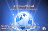 About the IAA - OLISolis.or.jp/e/pdf/20171025_yoshimura.pdf · 2017-11-01 · Stochastic Modeling — Theory and Reality from an Actuarial Perspective Discount Rates in Financial