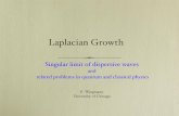 Laplacian Growth - University of British Columbia · Laplacian Growth Singular limit of dispersive waves and related problems in quantum and classical physics ... • Stochastic Growth.