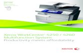 Xerox WorkCentre 4250 / 4260 Multifunction System ...cdn.cnetcontent.com/04/7a/047a601a-b6d1-4ec5-bc73... · Red Hat® ES, Fedora Core 4, IBM AIX 5, HP-UX 11.0/11i, Novell NetWare,