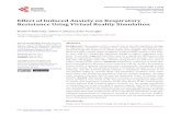 Effect of Induced Anxiety on Respiratory Resistance Using ... · trait anxiety questionnaire; the state anxiety questions are the same. The STAI form has 20 questions, 10 of these