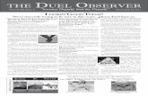 the Duel Observer - Hamilton College 20 Issue 5.pdfThe Duel staff would like to sincerely con-gratulate Marge in the wake of this tremendous accomplishment and wishes her the best