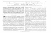 Software synthesis and code generation for signal ...users.ece.utexas.edu/~bevans/courses/ee382c/handouts/papers/bha… · Software Synthesis and Code Generation for Signal Processing