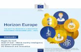 Horizon Europe - APRE · Co-creation at Research & Innovation Days 24 –26 September. Extensive exchanges with the new European Parliament. Establishment of new Commission - envisaged