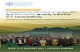 Integrated territorial and landscape approaches for ... · a sustainable and equitable implementation of these approaches; tools and further depth on the topic is still needed. Policy-makers
