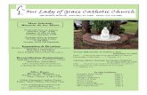 Our Lady of Grace Catholic Churchourladyofgracechurch.com/wp-content/uploads/2019/... · Vigésimo Quinto Domingo del Tiempo Ordinario 22 de septiembre de 2019 Dios . . . él quiere