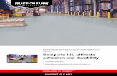 Complete kit, ultimate adhesion and durabilityEPOXYSHIELD GARAGE FLOOR COATING Complete kit, ultimate adhesion and durability KNOW‐HOW TO PROTECT ‐OLEUM.EU ® 2-part water based