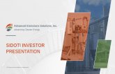 SIDOTI INVESTOR PRESENTATIONs21.q4cdn.com/799184823/files/doc_presentations/...This presentation includes forward-looking statements within the meaning of Section 21E of the Securities