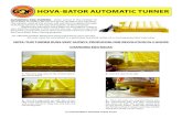 HOVA-BATOR AUTOMATIC TURNER - Cackle Hatchery€¦ · consumer. Notify GQF Mfg. Co. of any defective items, giving catalogue number and name of item and what is wrong with item. Send