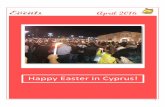 APRIL 2016 - Cyprus€¦ · April 2016 6 SAT, 9 APRIL │Ethnikon Odeon Kyprou MON, 11 APRIL │Russian Cultural Centre TUE, 12 & MON, 18 APRIL │Kasteliotissa Medieval Hall SAT,