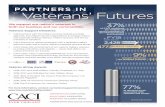 PARTNERS IN Veterans’ Futures · ©CACI 2018 • Equal Opportunity Employer M/F/D/V Veteran Hiring Awards · 2018, 2017, and 2016 Military Friendly® Employer, G.I. Jobs · 2018,