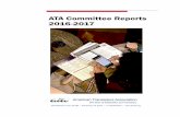 ATA Committee Reports 2016-2017 · ATA Committee Reports 2016-2017 225 Reinekers Lane, Ste 590 • Alexandria, VA 22314 • +1-703-683-6100 • American Translators Association The