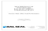 Factors That Affect Seal Performance · The customized seal designs include tandem or double cartridge seal designs with backup rings. Bal Seal Engineering also offers clearance seals,