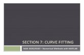 Section 7 Curve Fitting - College of Engineeringweb.engr.oregonstate.edu/~webbky/MAE4020_5020_files... · 3 Curve Fitting K. Webb MAE 4020/5020 Often have data, , that is a function