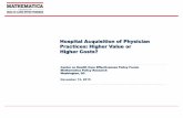 Hospital Acquisition of Physician Practices: Higher Value .../media/internet/files... · 11/12/2015  · • To measure physician-hospital integration at MSA level ... Neprash, Chernew,