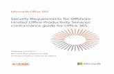 Security Requirements for Offshore Hosted Office ... Security Requirements for Offshore Hosted Office