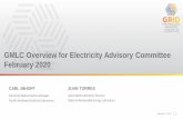 GMLC Overview for Electricity Advisory Committee February 2020 · o Drones and related technology to support electric infrastructure inspections and / or forest health conditions