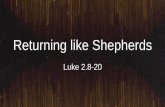 Returning like Shepherds - Grace Bible Churchaudio.grace-bible.org/.../2020/20201A1JS_Returning_like_Shepherds_… · Returning like Shepherds Luke 2.8-20 . THERE ARE RIGHT & WRONG