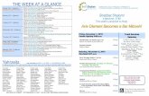 THE WEEK AT A GLANCE - Beth Shalombethshalompgh.org/CBS_Storage/shabbat_bulletins/... · 2019-11-01 · becoming a bar mitzvah 9:15 am Faye Rubenstein Weiss Sanctuary Early Morning