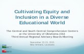 Cultivating Equity and Inclusion in a Diverse Educational ... · September 22-23, 2015 . New Orleans, Louisiana . Welcome, Context Setting, and Role of Advisory Boards Belinda Biscoe
