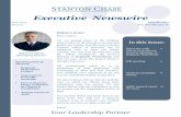 Executive Newswire - Stanton Chase€¦ · x How is Stanton Chase evaluated by Clients & Candidates x Annual report of AESC In this Issue: Interview with 1LNROD1HGHOMNRYLü General