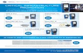 CRITICAL INFRASTRUCTURE PROMOTION...Proof of performance CRITICAL INFRASTRUCTURE PROMOTION Until July 31st, order with these promo codes to receive FREE accessories. 2% of the revenue