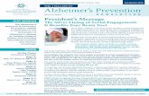 THE 4 PILLARS OF Alzheimer’s Preventionalzheimersprevention.org/News/ARPF_Newsletter_Q3_2019.pdfmemory loss where the person feels that his or her memory isn’t working as well