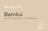 Bambú - Mobles 114 · Bambú by JM Tremoleda - JM Massana Pau Claris 99 / esc 2 1r 2a 08009 Barcelona Tf. +34 932 600 114 mobles114@mobles114.com. Ø 37 Ø 8,5x4 cm Ø 3,5x4 cm 45