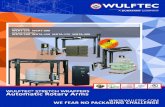 WULFTEC STRETCH WRAPPERS Automatic Rotary …...Automatic stretch wrappers are designed to maximize throughput and efficiency. They take care of everything; all you need to do is change