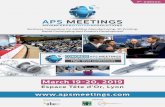 APS Meetings 2019 Brochure-english version-BD · Title: APS Meetings 2019 Brochure-english version-BD Created Date: 7/1/2018 9:45:13 PM