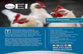 Poultry Processing - The EI Group · Poultry Processing Environmental, Health and Safety Solutions. INDUSTRY EXPERIENCE he EI Group, Inc. (EI) is a full-service professional environmental,
