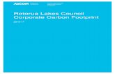 Rotorua Lakes Council Corporate Carbon Footprint AECOM Rotorua Lakes Council CF Rotorua Lakes Council