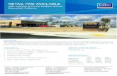 RETAIL PAD AVAILABLE - LoopNet · Colliers International makes no guarantees, representations or warranties of any kind, expressed or implied, regarding the information including,